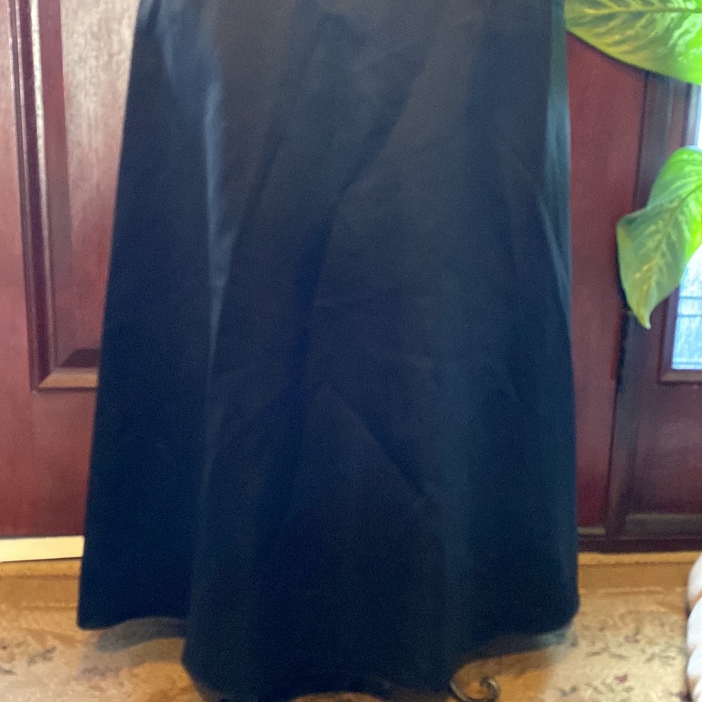 ~Patra Petite~ Floor Length Black Sequin Gown - Picture 4 of 8